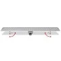 Desagüe de ducha lineal burbuja acero inoxidable 930x140 mm de vidaXL, Desagües - Ref: Foro24-142193, Precio: 50,17 €, Descue...