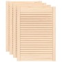 Puertas de armario de lamas 4 uds madera de pino 69x49,4 cm de , Puertas de armarios - Ref: Foro24-151129, Precio: 92,11 €, D...