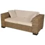 7-Piece Real Rattan Two-Seater Sofa Set by vidaXL, Sofas - Ref: Foro24-243245, Price: 383,13 €, Discount: %