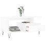 Mesa de centro madera contrachapada blanca 90x49x45 cm | Foro24.es | Tu tienda online para hogar, jardín y más Foro24.es