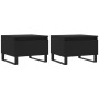 Couchtische 2 Stück, schwarzes Holzwerkstoff, 50 x 46 x 35 cm von , Couchtisch - Ref: Foro24-830879, Preis: 66,19 €, Rabatt: %