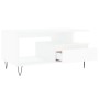 Mesa de centro madera contrachapada blanca 90x49x45 cm | Foro24.es | Tu tienda online para hogar, jardín y más Foro24.es