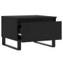 Mesas de centro 2 uds madera de ingeniería negro 50x46x35 cm de , Mesas de centro - Ref: Foro24-830879, Precio: 65,59 €, Desc...