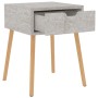 Bedside tables 2 units engineered wood gray concrete by vidaXL, Nightstands - Ref: Foro24-326804, Price: 89,78 €, Discount: %