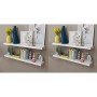 Wandregale 4 Einheiten weiß 100 cm von , Regale und Regale - Ref: Foro24-275999, Preis: 95,51 €, Rabatt: %