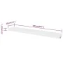 Wandregale 4 Einheiten weiß 100 cm von , Regale und Regale - Ref: Foro24-275999, Preis: 94,07 €, Rabatt: %