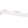 Wandregale 4 Einheiten weiß 100 cm von , Regale und Regale - Ref: Foro24-275999, Preis: 95,51 €, Rabatt: %