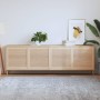 Lamellenschranktüren 4 Stk. Kiefernholz 61,5x59,4 cm von , Schranktüren - Ref: Foro24-151123, Preis: 53,70 €, Rabatt: %