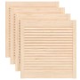 Lamellenschranktüren 4 Stk. Kiefernholz 61,5x59,4 cm von , Schranktüren - Ref: Foro24-151123, Preis: 53,70 €, Rabatt: %