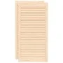 Closet door with 2 slat panels, made of pine wood, 99.3x49.4 cm by , cabinet doors - Ref: Foro24-151137, Price: 66,93 €, Disc...