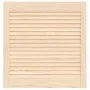 Solid pine wood slat wardrobe door 61.5x59.4 cm by , cabinet doors - Ref: Foro24-151121, Price: 30,63 €, Discount: %