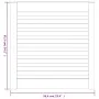 Solid pine wood slat wardrobe door 61.5x59.4 cm by , cabinet doors - Ref: Foro24-151121, Price: 30,63 €, Discount: %