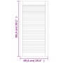 Lamellenschranktür 2 Stk. Zirbenholz 99,3x49,4 cm von , Schranktüren - Ref: Foro24-151137, Preis: 65,64 €, Rabatt: %