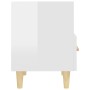 Nachttische 2 Einheiten glänzend weiß 40x35x47 cm von , Nachttische - Ref: Foro24-812019, Preis: 87,29 €, Rabatt: %