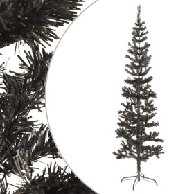 Árbol de Navidad delgado negro 180 cm
