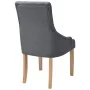 Dining chairs 2 units dark gray fabric by vidaXL, dining chairs - Ref: Foro24-243636, Price: 256,54 €, Discount: %