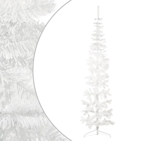 Künstlicher halber Weihnachtsbaum mit weißem Ständer 210 cm von , Weihnachtsbäume - Ref: Foro24-344567, Preis: 19,42 €, Rabat...