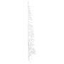 Medio árbol de Navidad artificial con soporte blanco 210 cm de , Arboles de navidad - Ref: Foro24-344567, Precio: 19,42 €