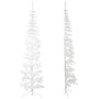 Artificial half Christmas tree with white stand 210 cm by , Christmas trees - Ref: Foro24-344567, Price: 19,42 €, Discount: %