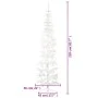 Artificial half Christmas tree with white stand 210 cm by , Christmas trees - Ref: Foro24-344567, Price: 19,25 €, Discount: %