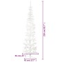 Künstlicher halber Weihnachtsbaum mit weißem Ständer 210 cm von , Weihnachtsbäume - Ref: Foro24-344567, Preis: 19,42 €, Rabat...