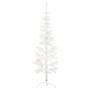 Half artificial Christmas tree with white stand 120 cm by , Christmas trees - Ref: Foro24-344565, Price: 13,53 €, Discount: %