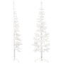 Half artificial Christmas tree with white stand 120 cm by , Christmas trees - Ref: Foro24-344565, Price: 13,53 €, Discount: %