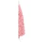 Artificial half Christmas tree with pink stand 180 cm by , Christmas trees - Ref: Foro24-344571, Price: 16,12 €, Discount: %