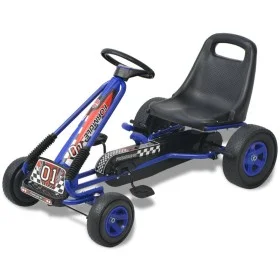 Kart with pedals adjustable seat blue by vidaXL, Pedal or push vehicles - Ref: Foro24-80152, Price: 172,26 €, Discount: %
