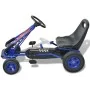 Kart con pedales asiento ajustable azul de vidaXL, Vehículos a pedales o para empujar - Ref: Foro24-80152, Precio: 170,73 €, ...
