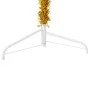 Medio árbol de Navidad artificial con soporte dorado 150 cm by , Christmas trees - Ref: Foro24-344590, Price: 13,43 €, Discou...