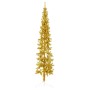 Artificial half Christmas tree with golden stand 210 cm by , Christmas trees - Ref: Foro24-344592, Price: 18,11 €, Discount: %