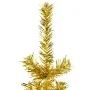 Artificial half Christmas tree with golden stand 210 cm by , Christmas trees - Ref: Foro24-344592, Price: 17,96 €, Discount: %