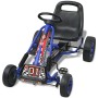 Kart mit Pedalen, verstellbarem Sitz, blau von vidaXL, Treten oder schieben Sie Fahrzeuge - Ref: Foro24-80152, Preis: 173,86 ...