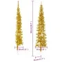 Artificial half Christmas tree with golden stand 210 cm by , Christmas trees - Ref: Foro24-344592, Price: 17,96 €, Discount: %