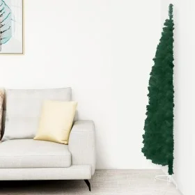 Artificial half Christmas tree with green stand 120 cm by , Christmas trees - Ref: Foro24-344599, Price: 9,78 €, Discount: %