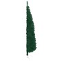 Artificial half Christmas tree with green stand 120 cm by , Christmas trees - Ref: Foro24-344599, Price: 11,65 €, Discount: %