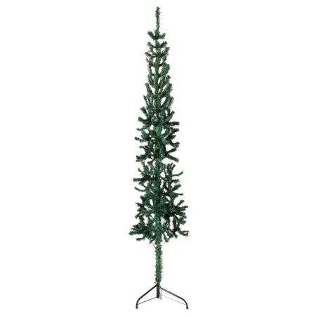 Medio árbol de Navidad artificial con soporte verde 210 cm de , Arboles de navidad - Ref: Foro24-344602, Precio: 17,01 €, Des...