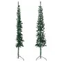 Medio árbol de Navidad artificial con soporte verde 210 cm de , Arboles de navidad - Ref: Foro24-344602, Precio: 17,01 €, Des...