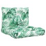 Cushions for pallets, 2 units, leaf print fabric by , Cushions for chairs and sofas - Ref: Foro24-360846, Price: 36,42 €, Dis...