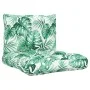 Cushions for pallets, 2 units, leaf print fabric by , Cushions for chairs and sofas - Ref: Foro24-360846, Price: 35,89 €, Dis...