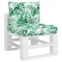 Cushions for pallets, 2 units, leaf print fabric by , Cushions for chairs and sofas - Ref: Foro24-360846, Price: 35,89 €, Dis...