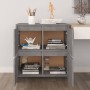 Aparadores 2 uds madera de ingeniería gris hormigón 70x41x75 cm