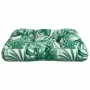 Cushion for pallets, leaf print fabric, 60x61.5x10 cm by , Cushions for chairs and sofas - Ref: Foro24-360890, Price: 21,53 €...