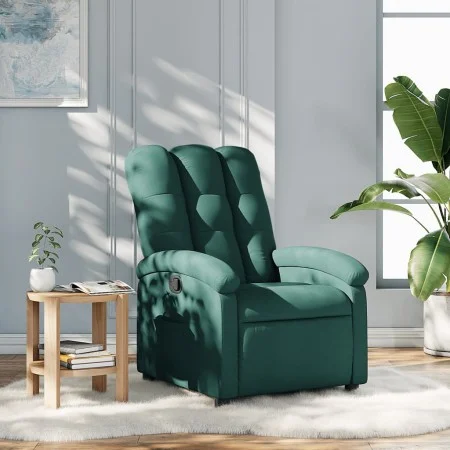 Dark green fabric recliner by , Armchairs - Ref: Foro24-371733, Price: 185,02 €, Discount: %