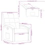 Dunkelgrüner Stoffsessel von , Sessel - Ref: Foro24-371733, Preis: 187,80 €, Rabatt: %