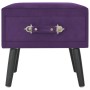 Mesitas de noche 2 unidades 40x35x40cm terciopelo morado oscuro de vidaXL, Mesitas de noche - Ref: Foro24-276385, Precio: 125...