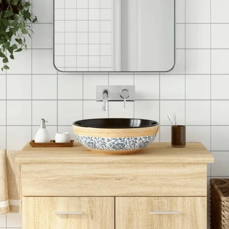 Round multicolored ceramic countertop washbasin Φ41x14 cm by , Sinks - Ref: Foro24-155056, Price: 109,55 €, Discount: %