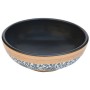 Mehrfarbiges rundes Aufsatzwaschbecken aus Keramik Φ41x14 cm von , Sinkt - Ref: Foro24-155056, Preis: 111,84 €, Rabatt: %
