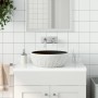 Rundes Aufsatzwaschbecken Keramik schwarz und grau Φ41x14 cm von , Sinkt - Ref: Foro24-155061, Preis: 95,38 €, Rabatt: %